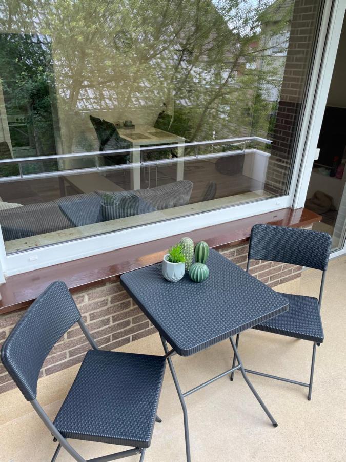 Stilvolles, Frisch Renoviertes 2Zi Apartment Mit Kueche Und Balkon In Kliniknaehe Bad Oeynhausen Dış mekan fotoğraf