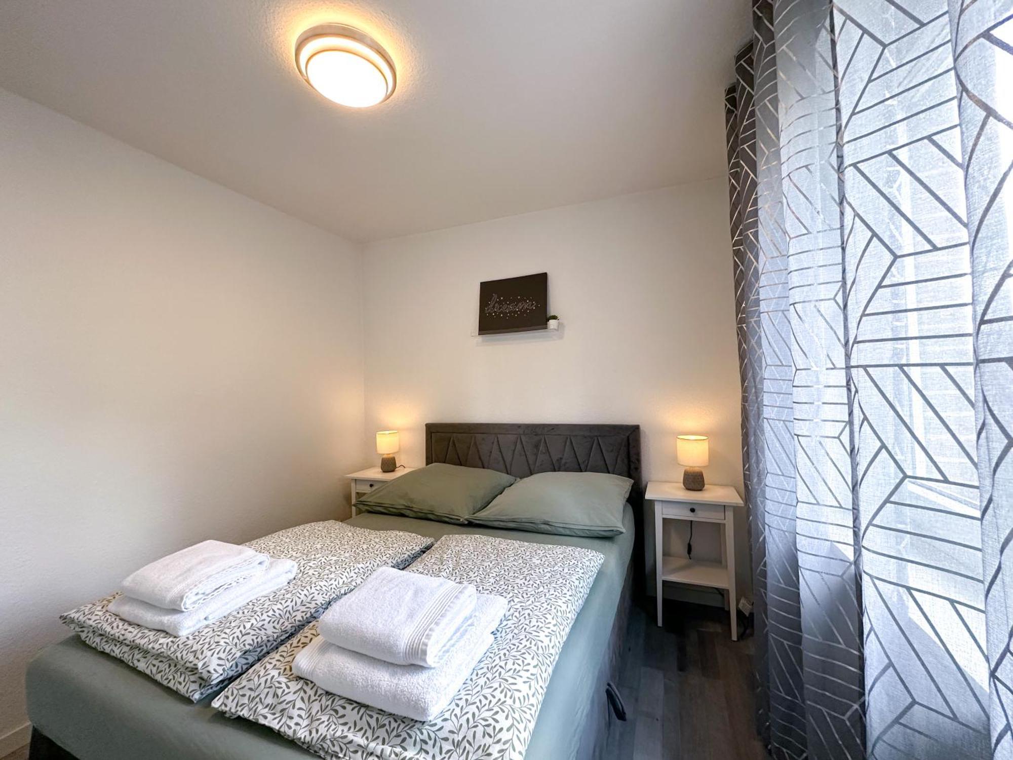 Stilvolles, Frisch Renoviertes 2Zi Apartment Mit Kueche Und Balkon In Kliniknaehe Bad Oeynhausen Dış mekan fotoğraf